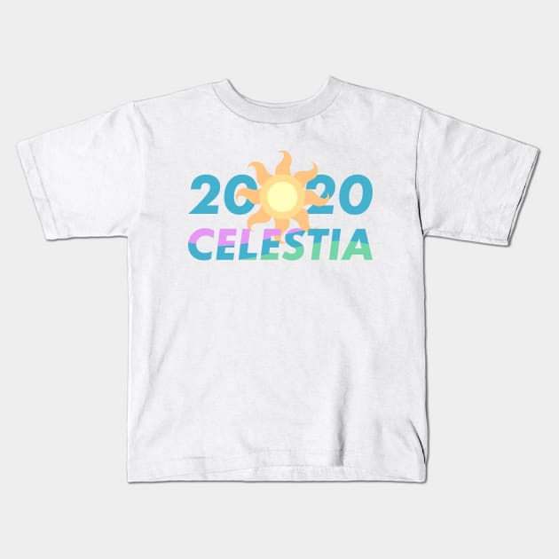 CELESTIA 2020 (No Tagline) Kids T-Shirt by Hyper Dash